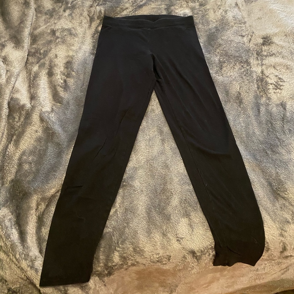 PINK black cotton leggings